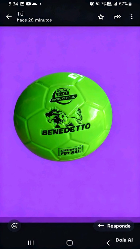 Primer plano balón