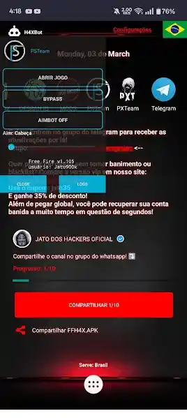 Pleystruco auto headshot Free Fire