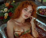 Garden Wedding Marinade Redhair 0 19