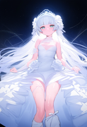 1girl, reoen, [[liduke]], [[[NDGD]]], aqua eyes, long hair, hime cut, {white hai s-2428511459