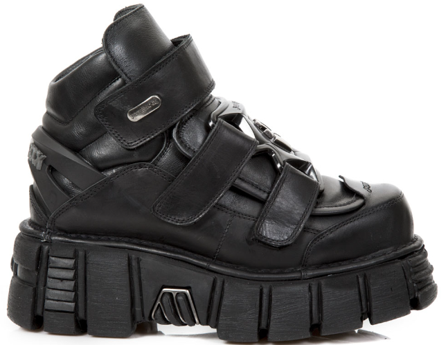 New Rock Strap Up Boots