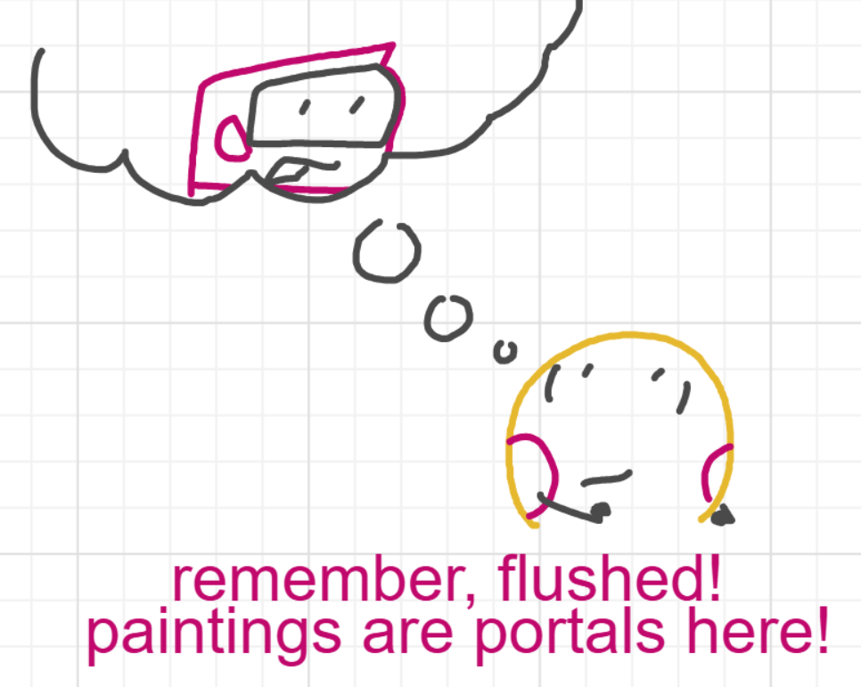 A panel from A Murder On The, episode six of the Board Boards object show by Furretwalk/WalkingFurret.