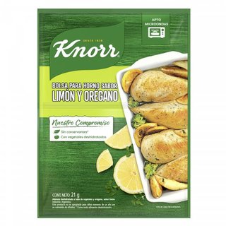 4257 | Bolsa Horno Knorr Limon Y Oregano X 21 Grs