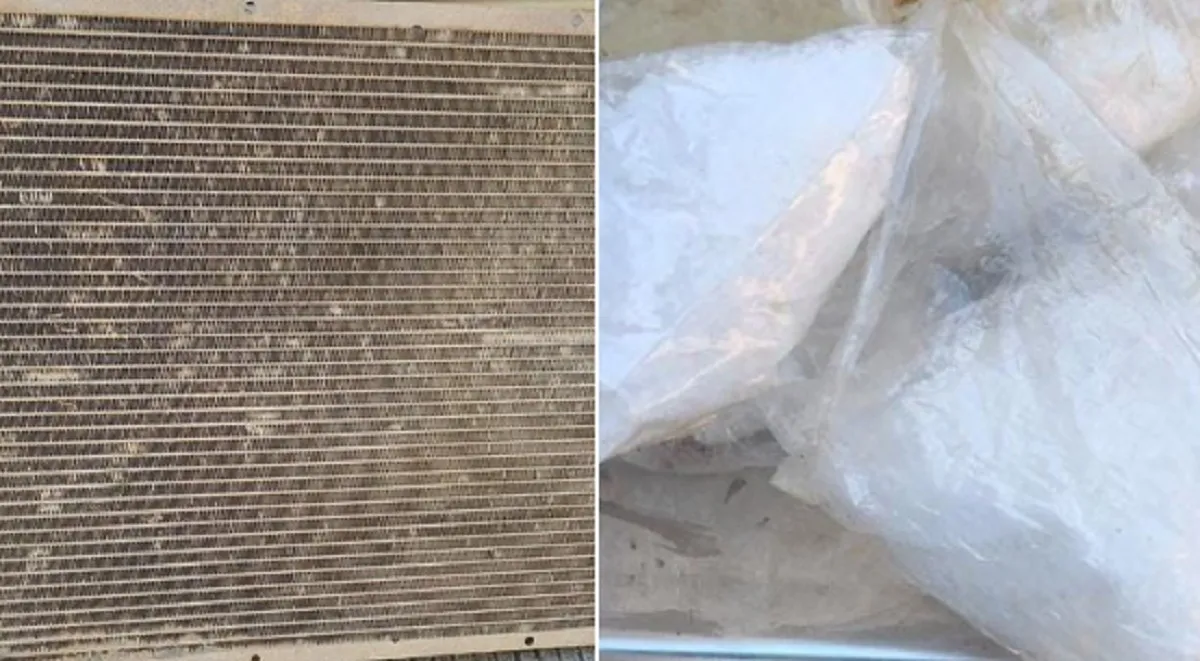 Narcos esconden cristal en un radiador para automóvil; sucedió en Sinaloa