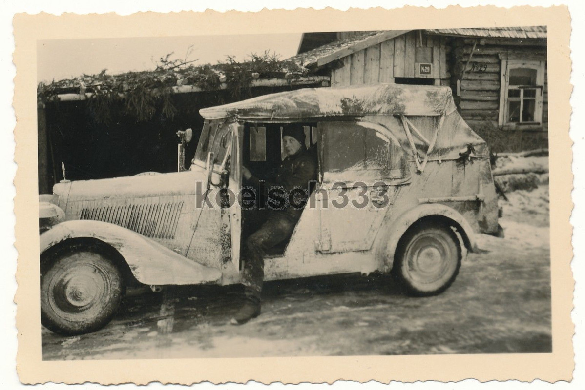 Foto Mercedes Benz PKW Kübelwagen Kalk Wintertar