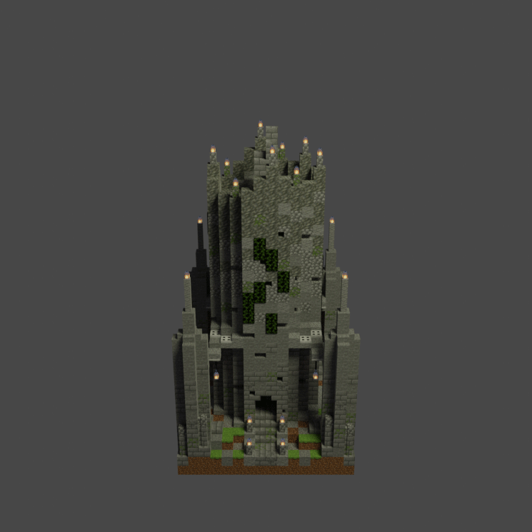One Chunk Overworld Tower Minecraft Map