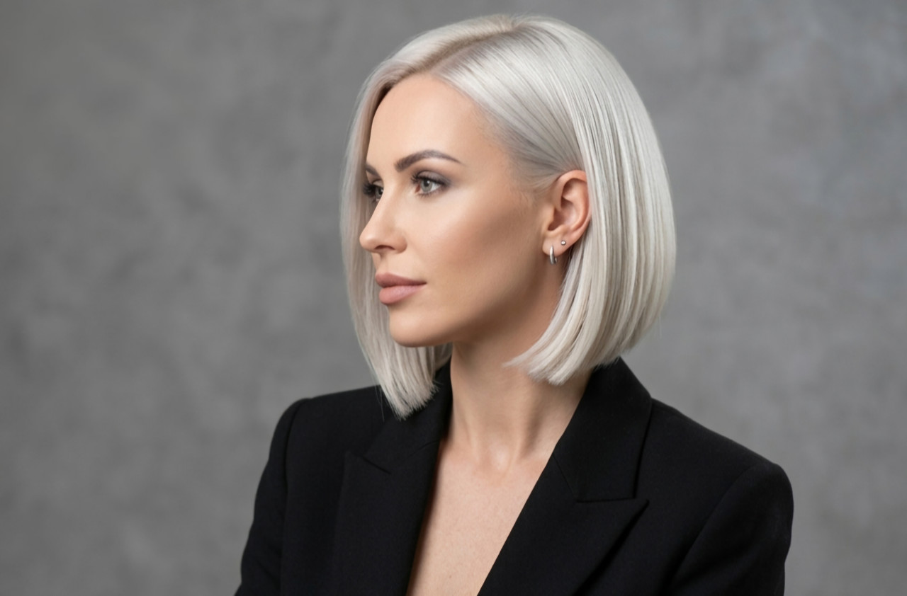 Platinblondes Bob-Ergebnis – CP28