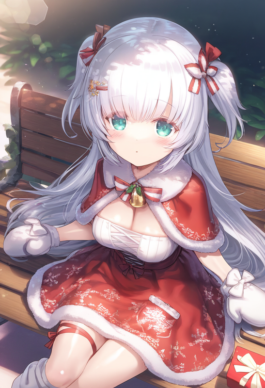 1girl, ks (xephyrks), ohlia, {kobayashi ritz}, reoen, [[liduke]],{{{{santa costu s-144678355