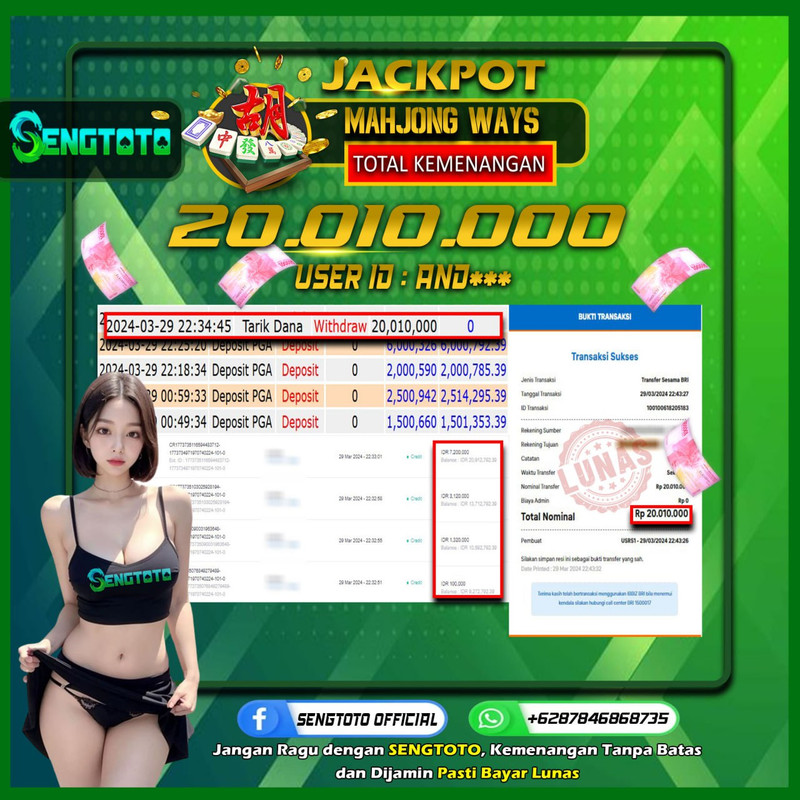 BUKTI PEMBAYARAN SLOT MAHJONG WAYS