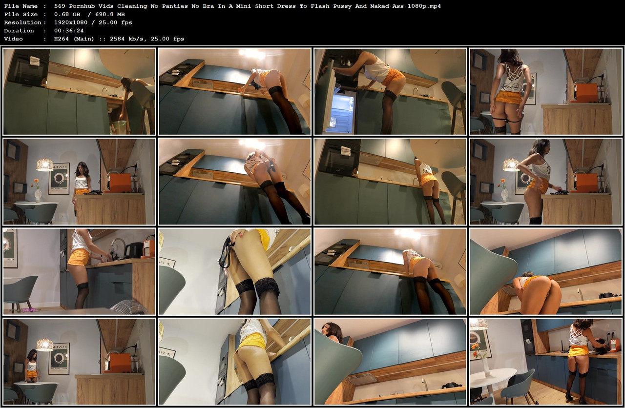 569 Pornhub Vids Cleaning No Panties No Bra In A Mini Short Dress To Flash Pussy And Naked Ass 1080p