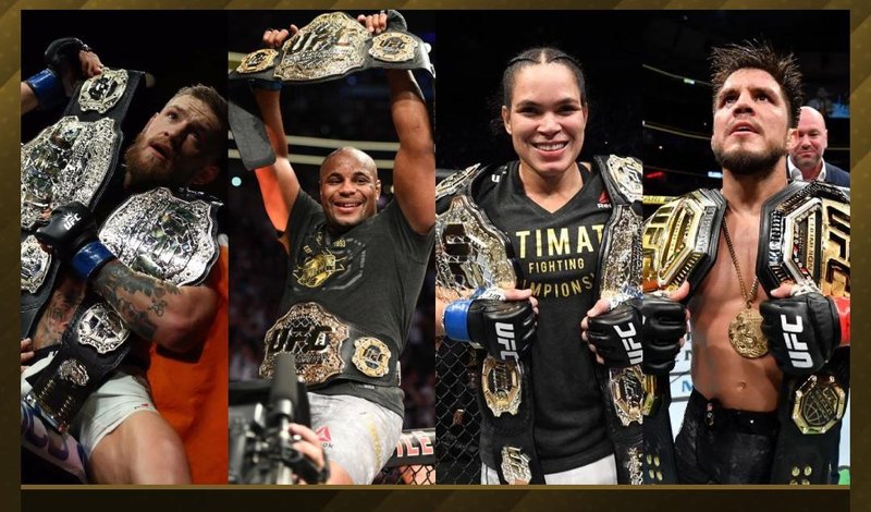 Приключи ерата на двойните шампиони в UFC