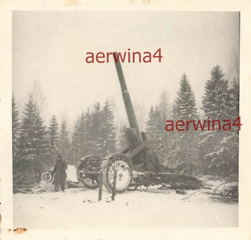 21cm Mörser in Feuerstellung bei Reschew Russland Ostfront