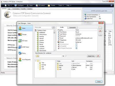 Cerberus FTP Server Enterprise 10.0.9.0