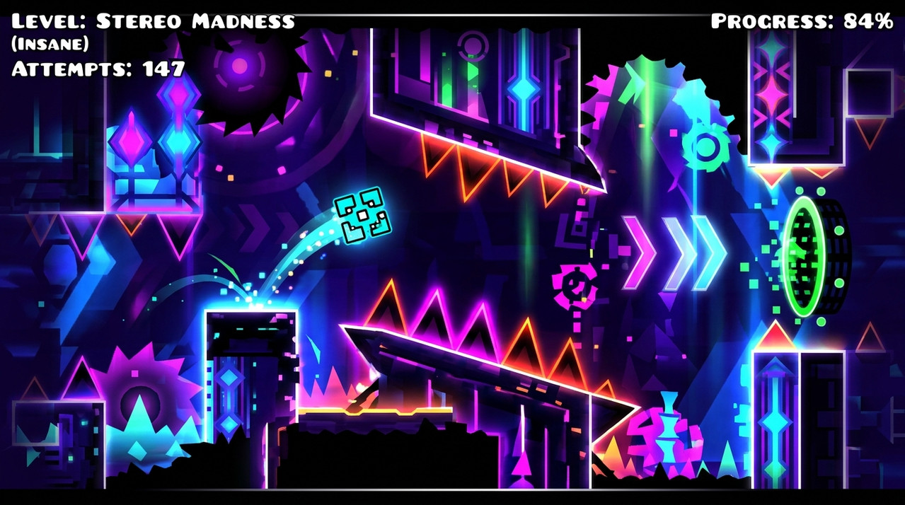 Geometry Dash Gameplay