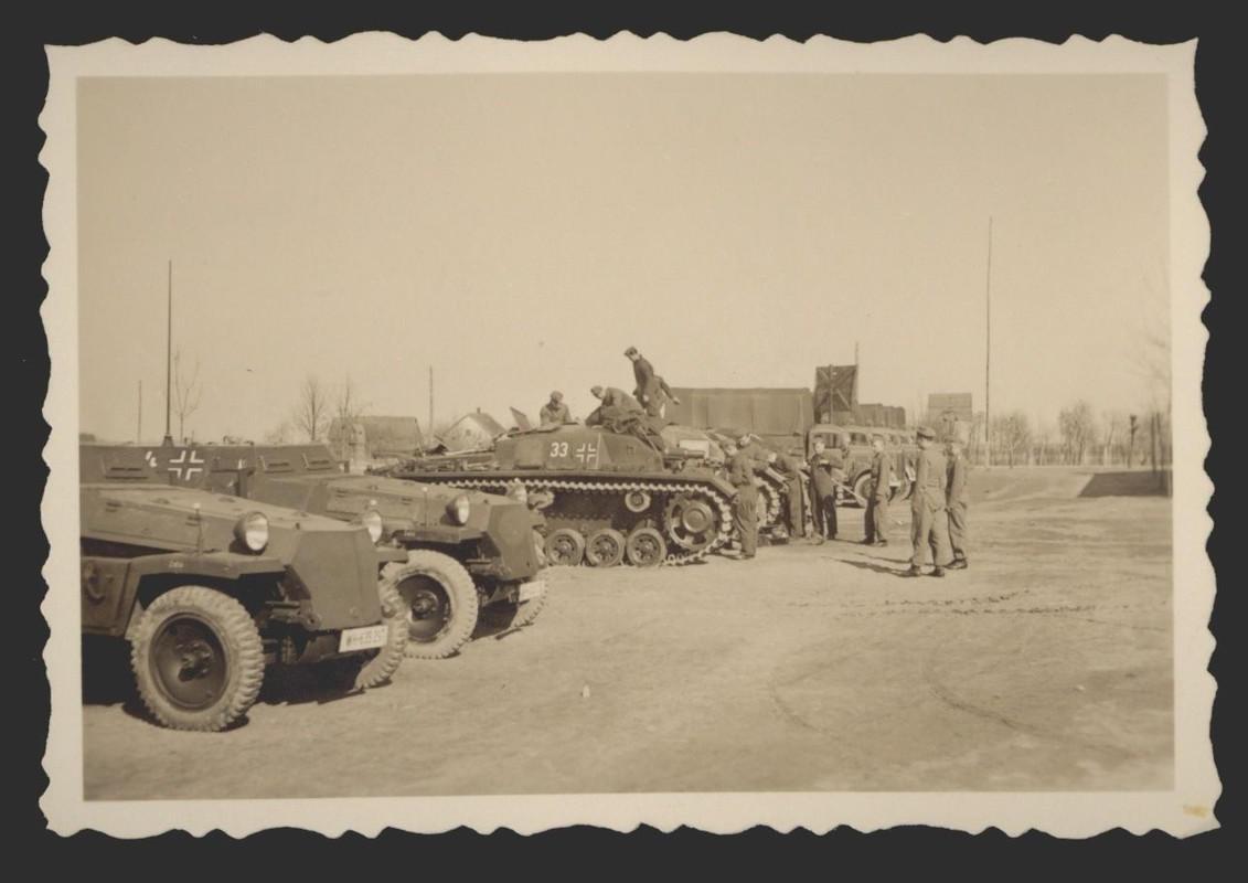 Foto Sturmgeschütz Parkplatz in Brest Kujawien B