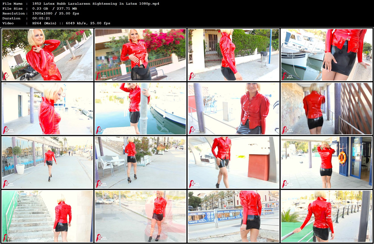 1852 Latex Rubb Laralarsen Sightseeing In Latex 1080p mp4
