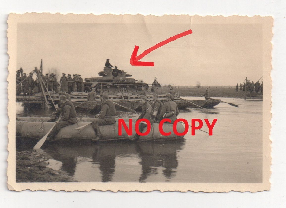 Orig. foto wk2 PANZER 5e Panzerdivision Loire üb