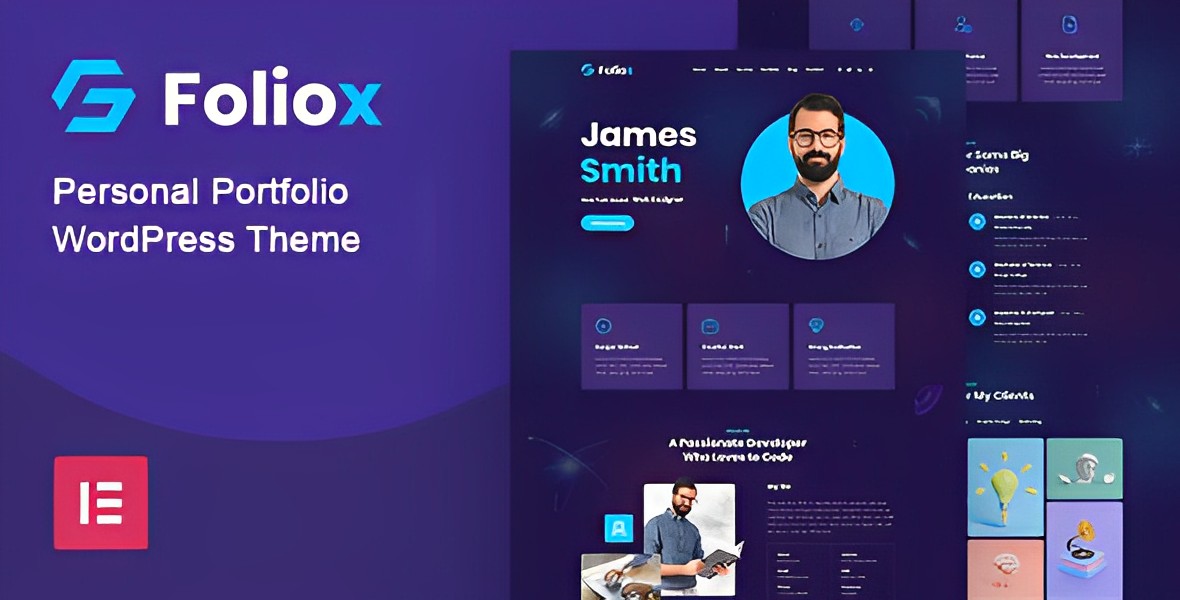 Foliox – Personal Portfolio WordPress Theme