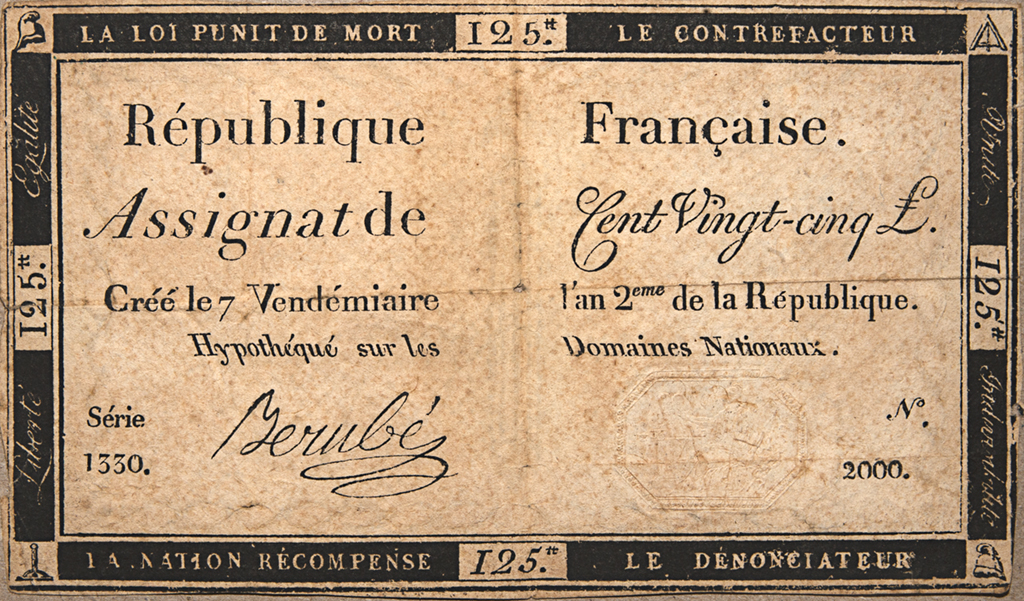 Revolución Francesa: 2 sols y 6 deniers / Caisse de Bonne Foy, 1791. PAS7327