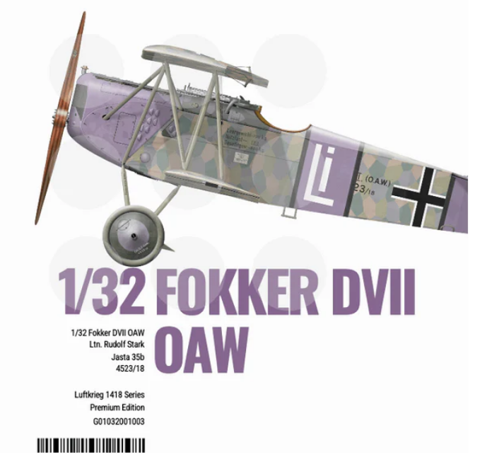 1/32 - Fokker D.VII OAW 3D printed kit by Gothaforce - released