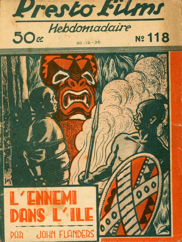 ennemie dans l'île flanders  presto films 118- 12 36