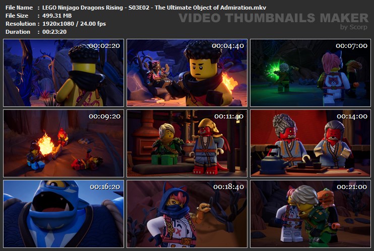 LEGO Ninjago Dragons Rising - S03E02 - The Ultimate Object of Admiration.mkv