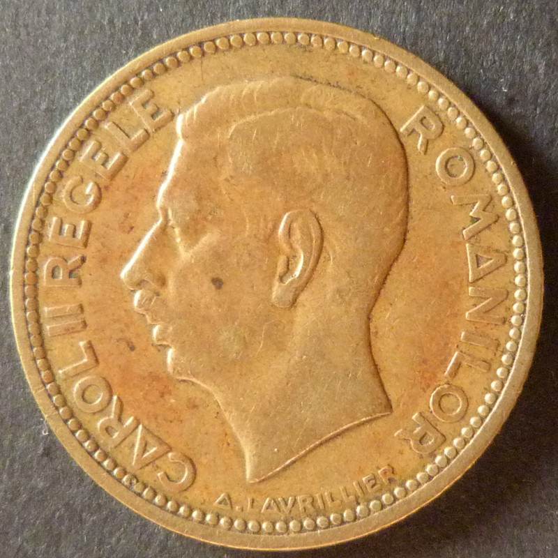 RUM. 10 Lei (1930) - anv