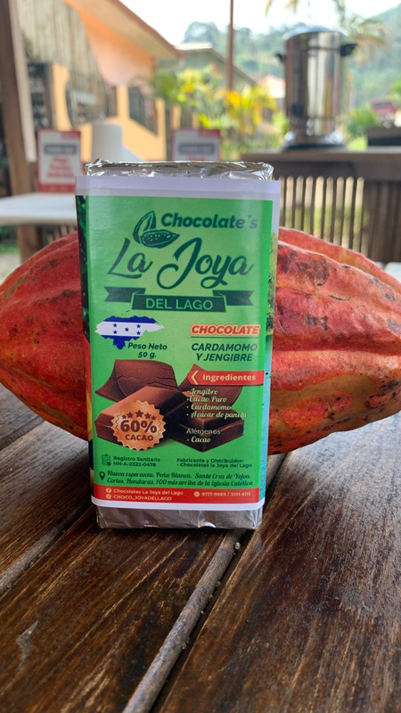CHOC. CON CARDAMOMO Y JENGIBRE