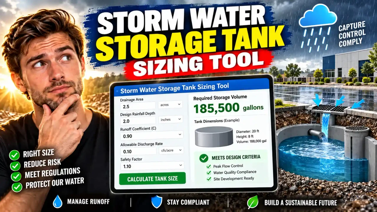 Storm Water Storage Tank Sizing Tool