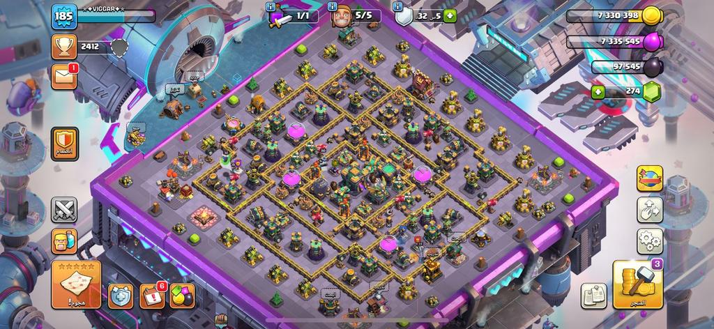 حساب تاون 14 ملكة 80 مستوى 185 - cheap TH14