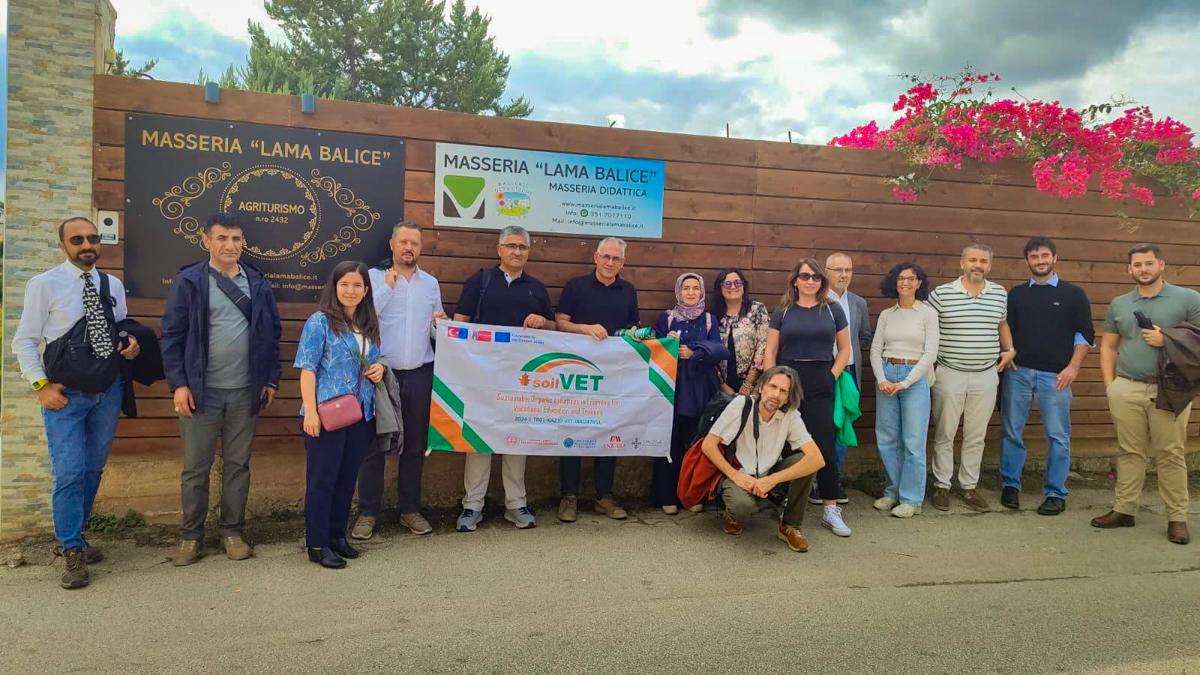 Záverečné stretnutie partnerov z projektu SoilVET v Bari