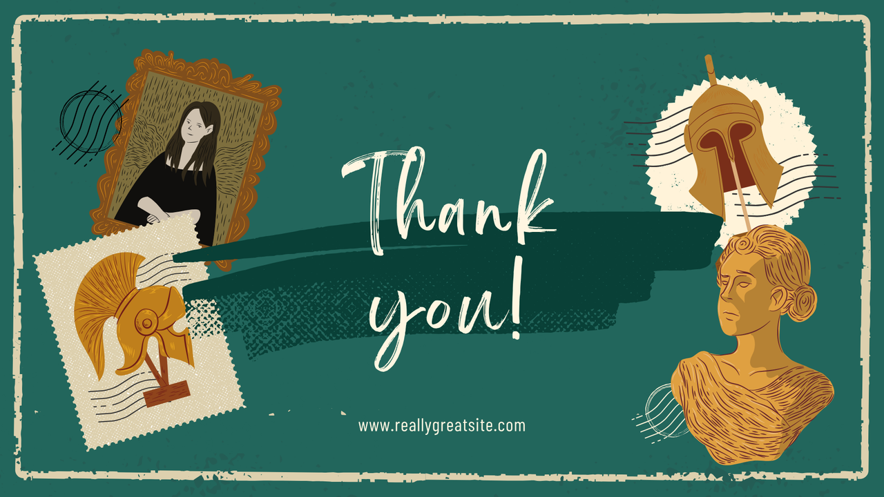 Green and Beige Illustrative Museum of History Presentation