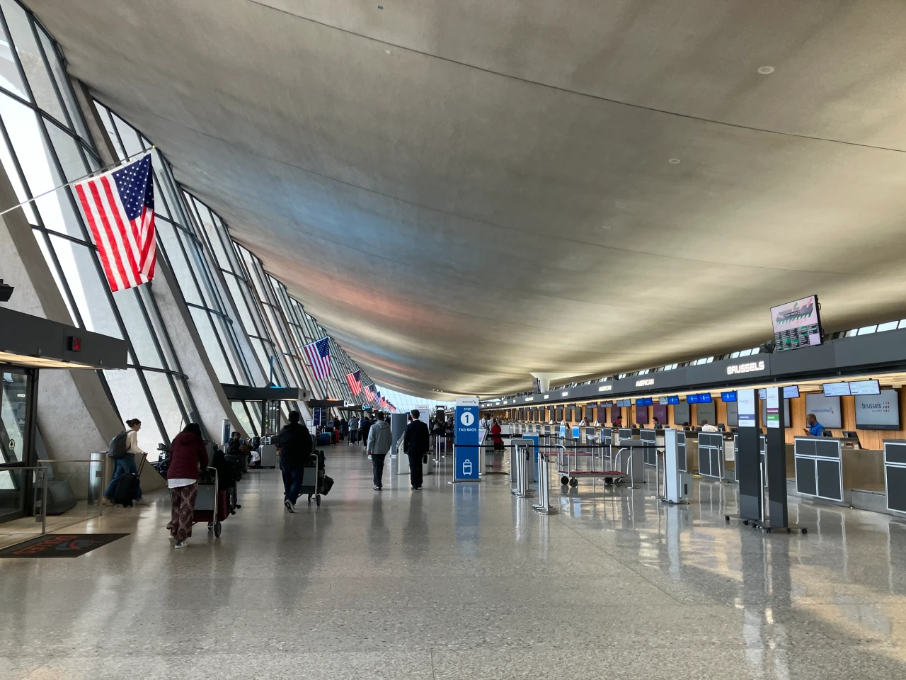 Dulles airside train