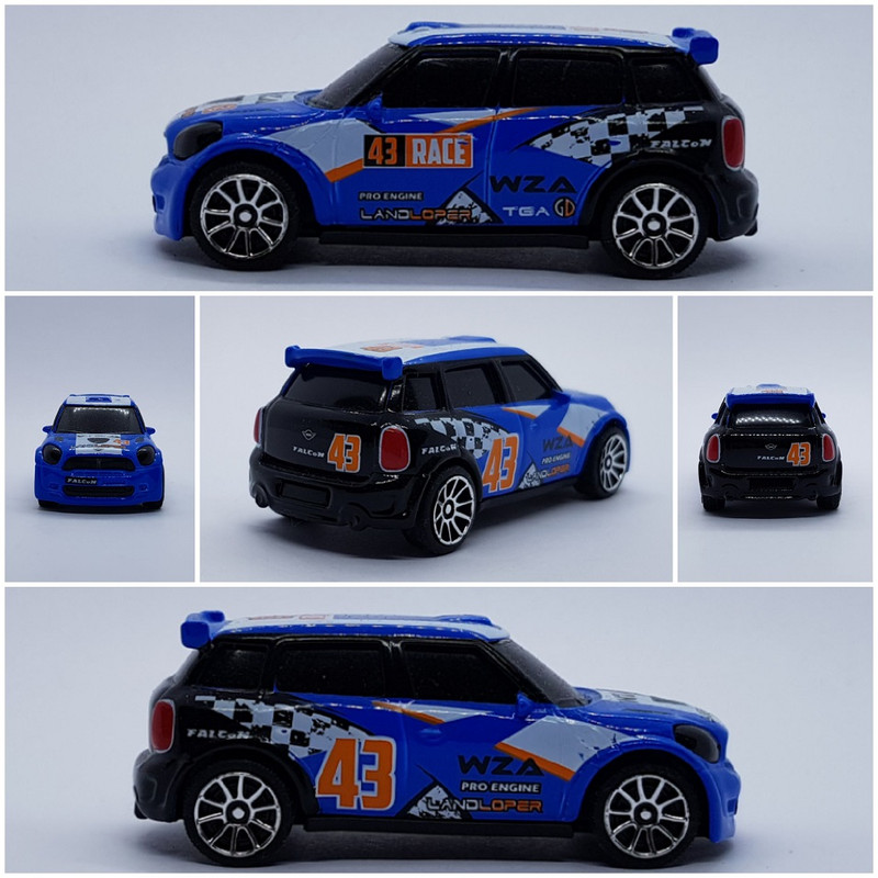 Majorette #294F - Mini Cooper WRC - 04 (Pull-back)