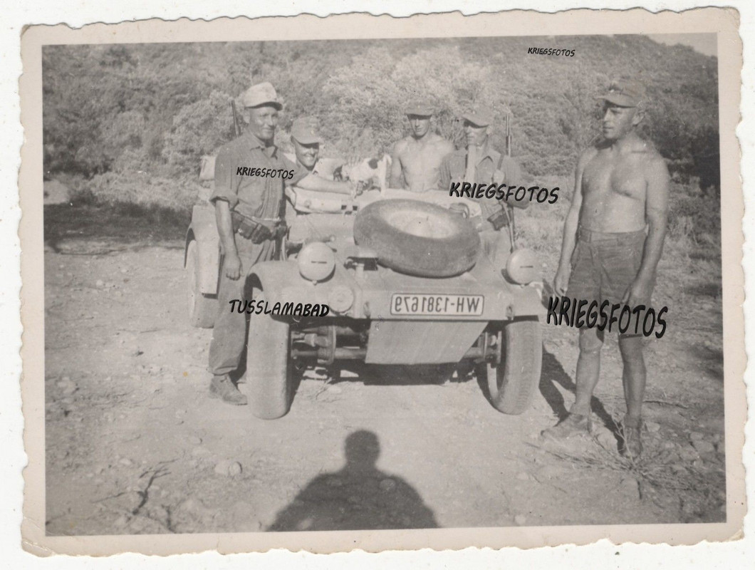 Kübelwagen VW Volkswagen Wehrmacht Pkw Kfz Auto Kennzeichen