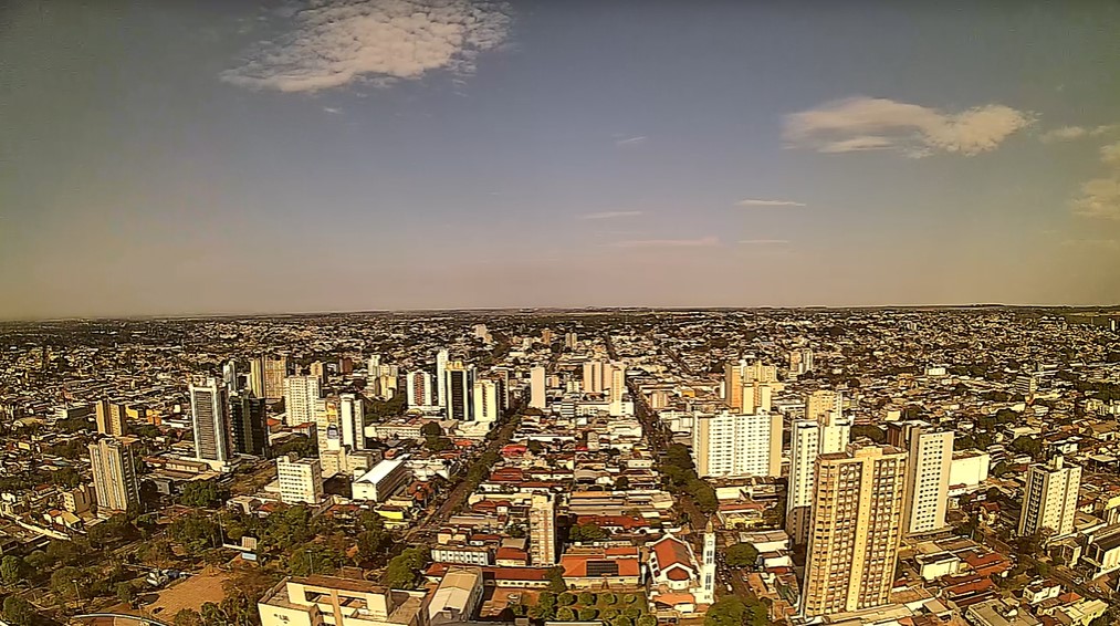 Campo Grande nesta manhã de quarta-feira
