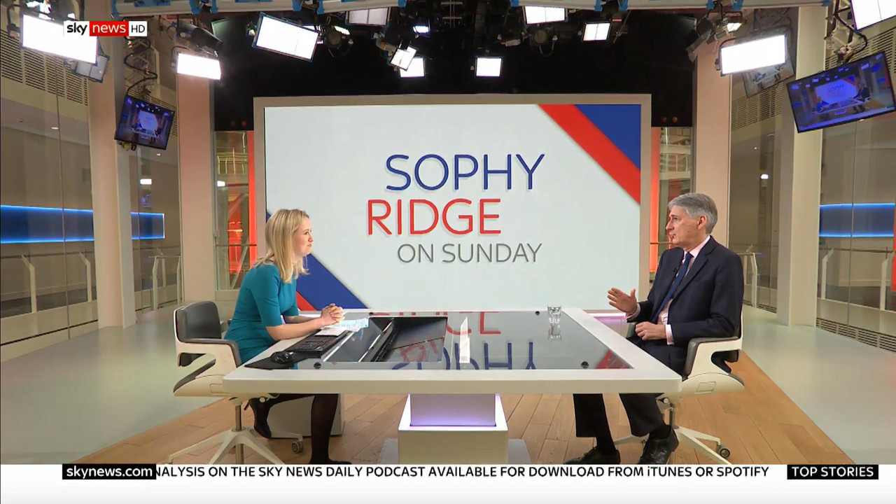 24 March - 09.00.00 - Sophy Ridge On Sunday. A new kind of polit