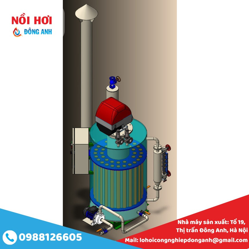nồi hơi đốt dầu 300