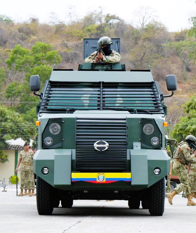 Ecuador incorpora su primer vehículo MRAP de fabricación nacional