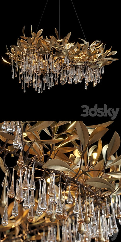Hanging chandelier Vargov Design - Olive