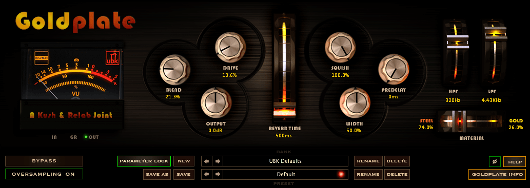 Kush Audio Goldplate v1.0.2