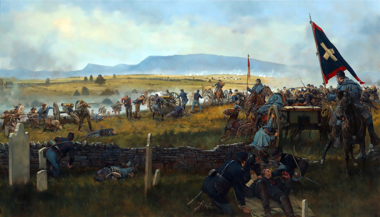 Civil americana,Cedar Creek,¡Reúnanse en la batería!1864.Keith Rocco