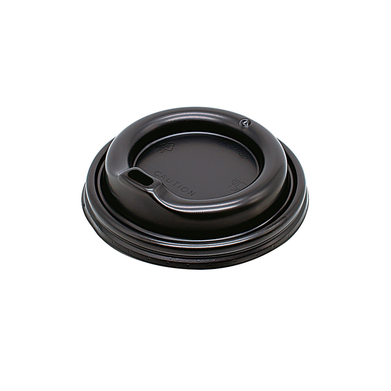 ΚΑΠΑΚΙ ΠΙΠΙΛΑ TUBE ΜΑΥΡΟ ΓΙΑ ΠΟΤΗΡΙ ΧΑΡΤΙΝΟ 8oz 50ΤΕΜ