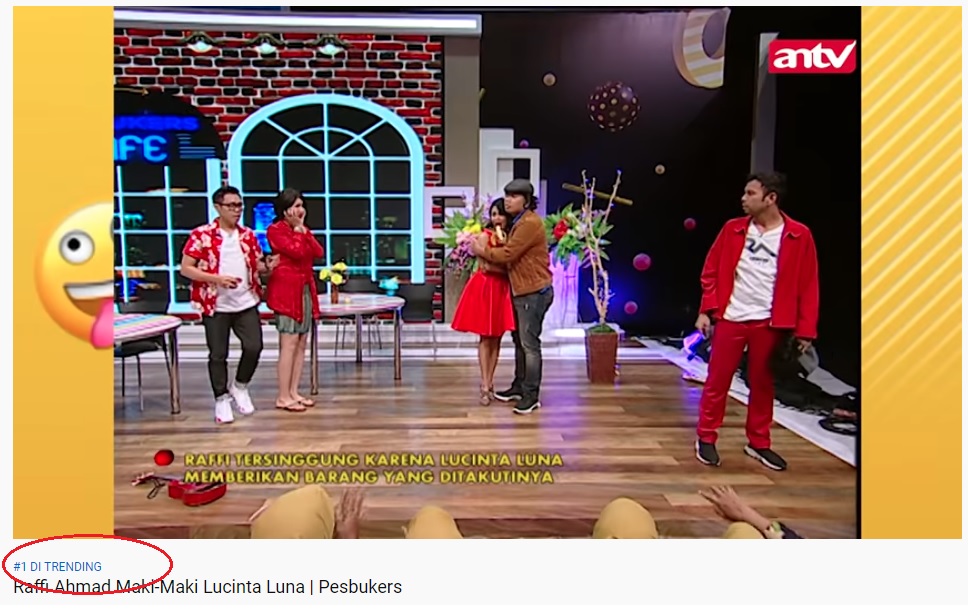 Raffi Ahmad marah-marah kepada Lucinta Luna (tangkap layar kanal youtube Klik Asik)