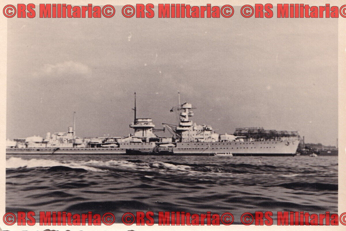 Kriegsmarine KM leichter Kreuzer Nürnberg Hafen KIEL Hammer Bild #4