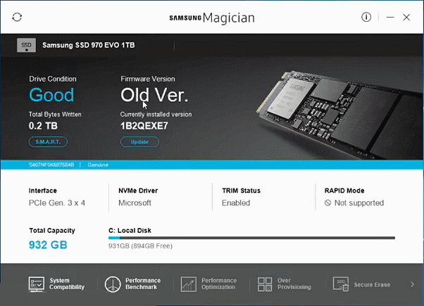 Samsung SSD Magician v7.1.1.820 Sam