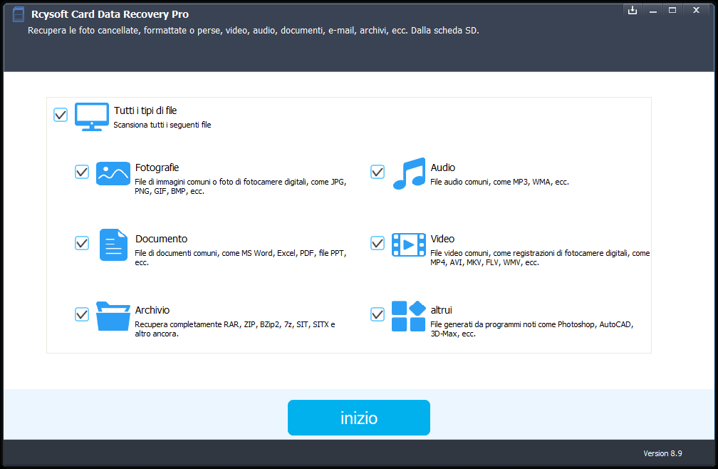 Rcysoft Сard Data Recovery Pro 8.9.0.0 Multilingual Untitled