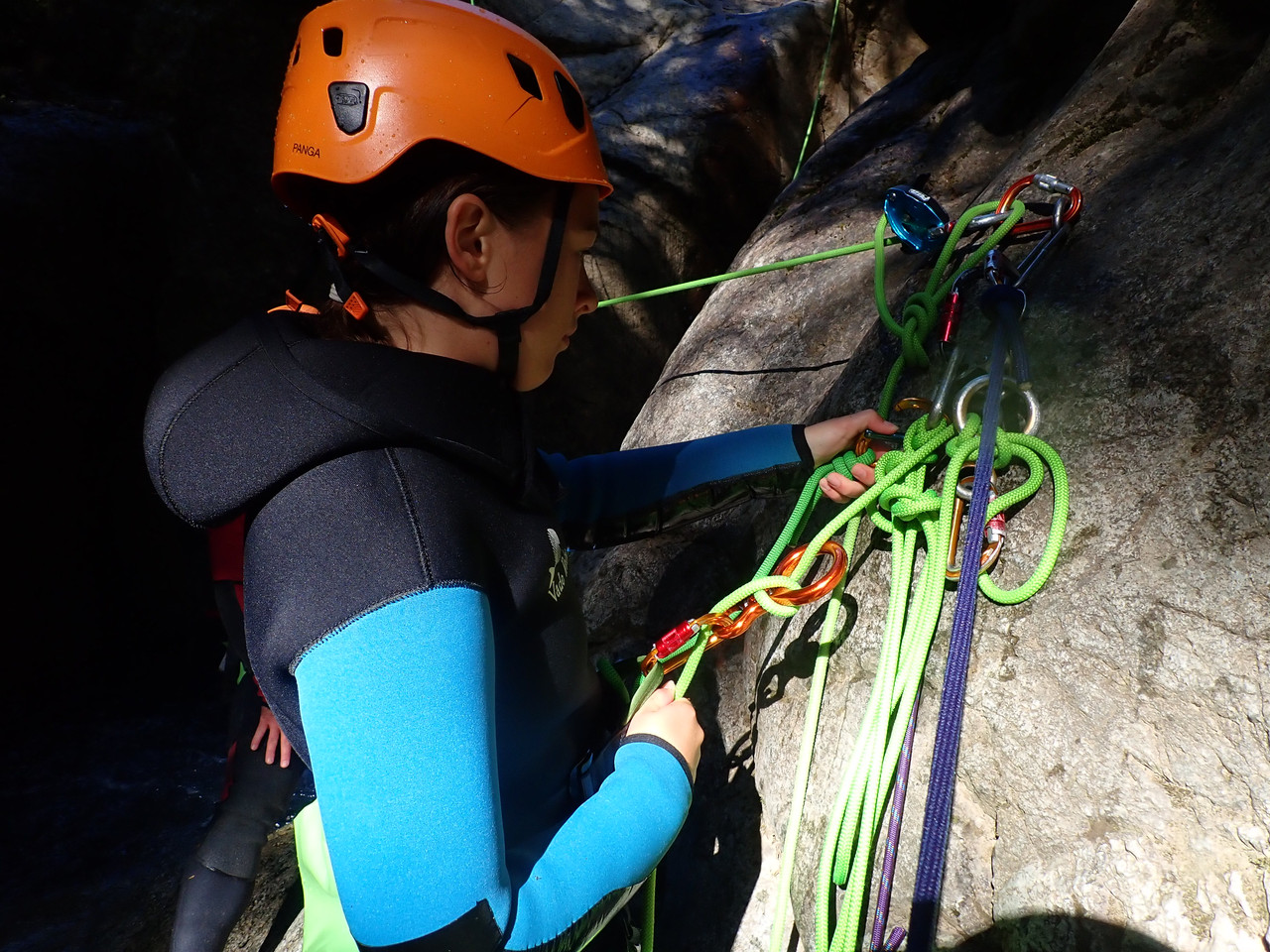 Stage premiers pas vers l'autonomie en canyoning