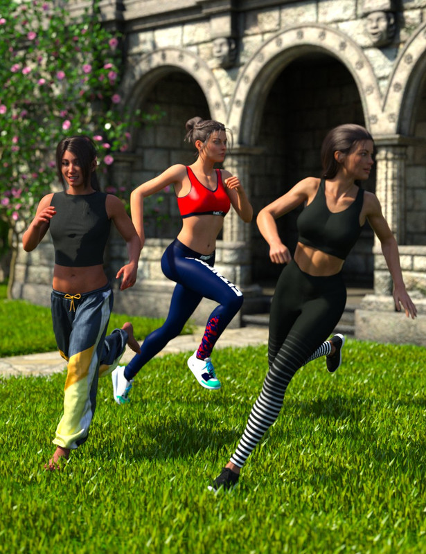 Just Running Around Poses for Genesis 8 and 8.1 Female Just Running Around Poses for Genesis 8 and 8.1 Female