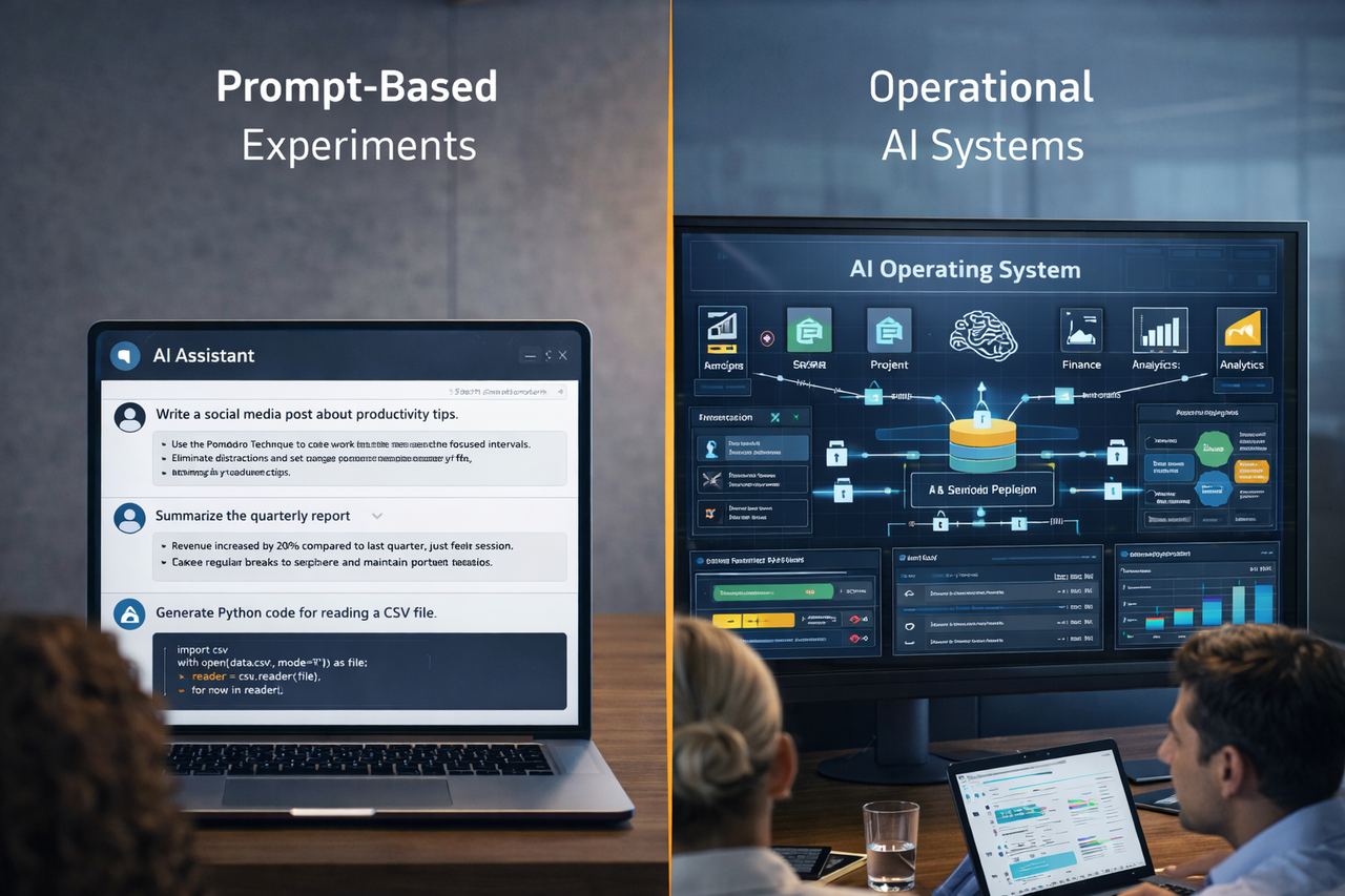The AI-Augmented Operating System. How SMBs Are Rebuilding Their Digital Operations